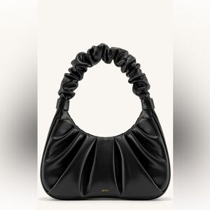 JW PEI Gabbi Ruched Hobo Handbag - Black